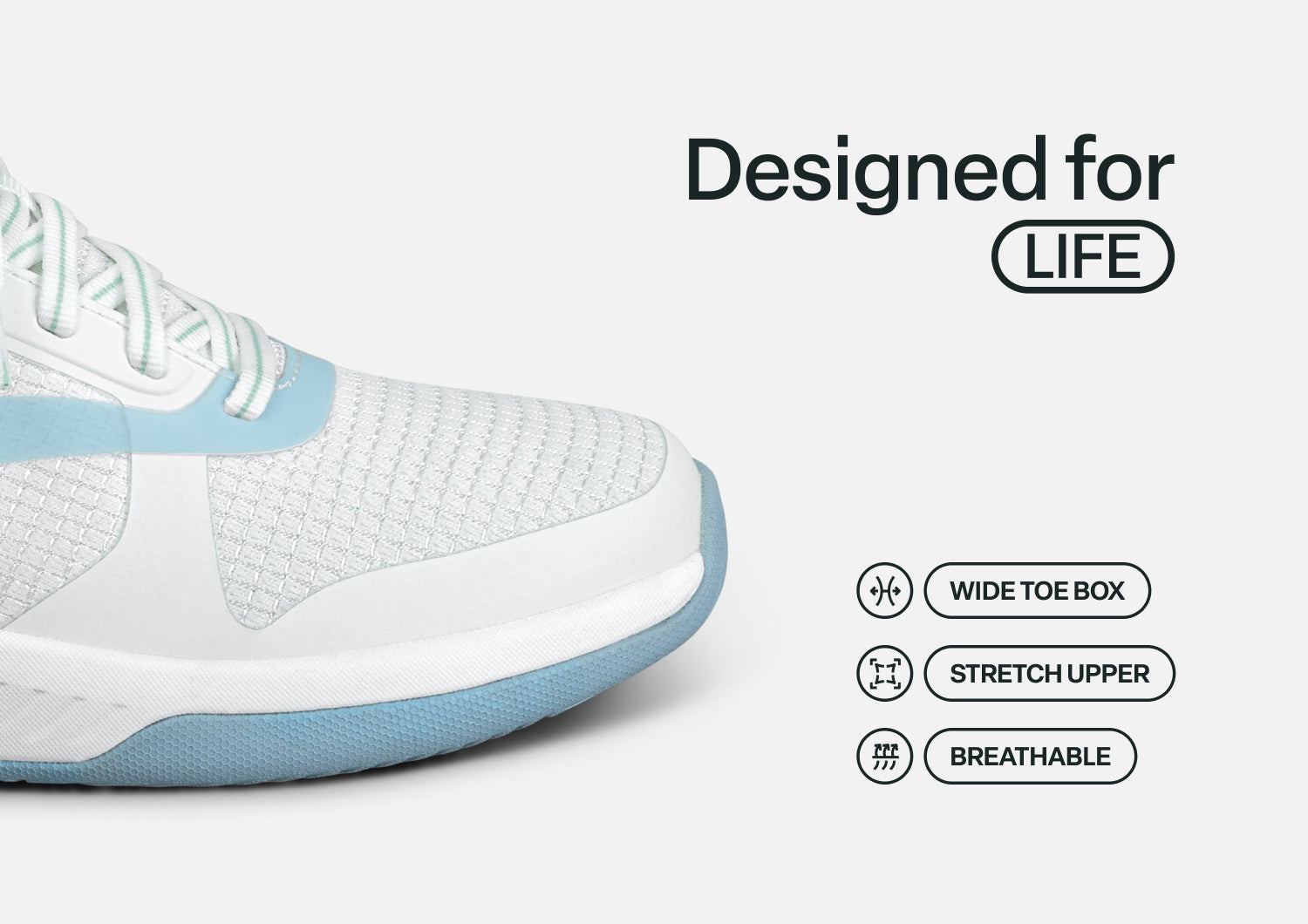 Ace Pickleball Hands-Free - White/Blue/Green