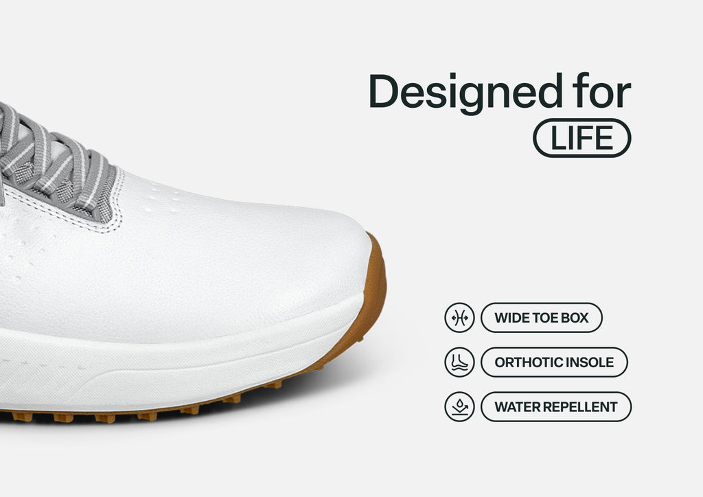 Approach Shot Hands-Free Golf - White/Silver