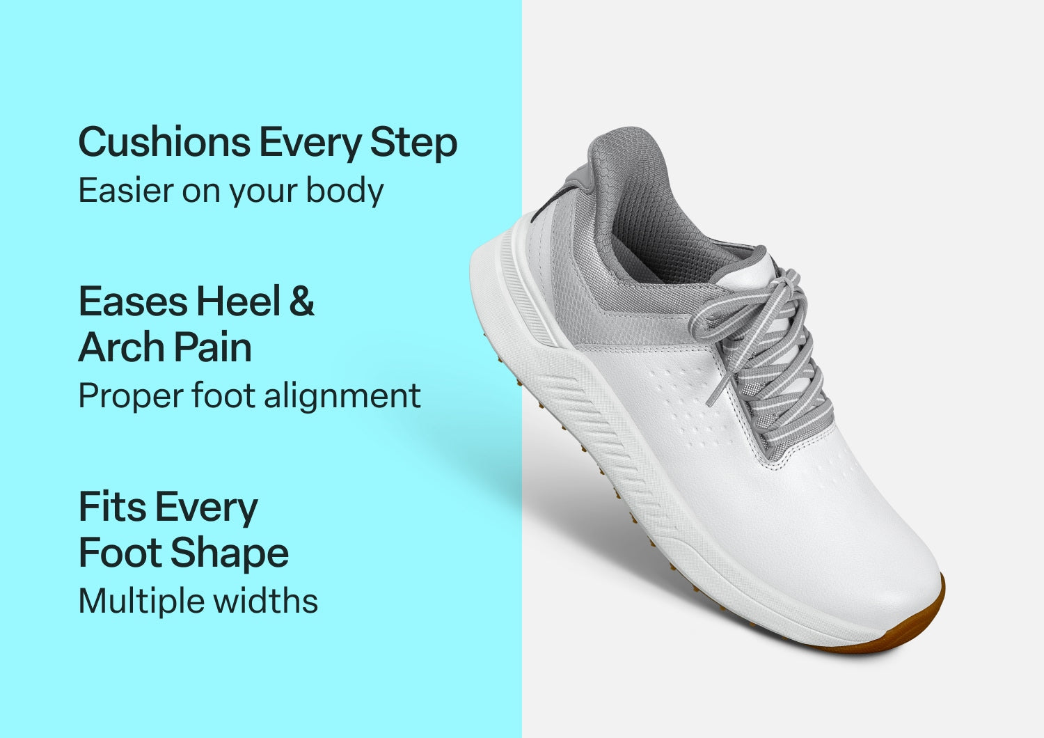 Approach Shot Hands-Free Golf - White/Silver