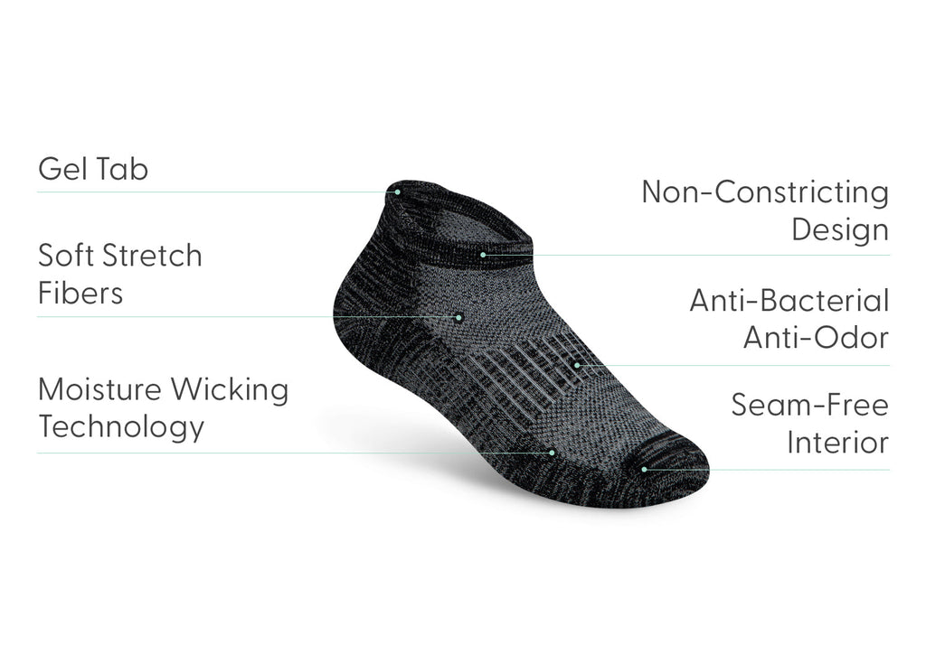 BioSoft Low Cut Sock - Black